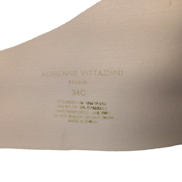 Adrienne Vittadini Studio 34C Nude Bra Push Up T Shirt Padded Underwire Multiway - Picture 7 of 7